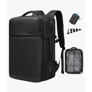 Vacuum Travel Backpack, 70L Expandable Air Vacuum Backpack for Travel, Vacpack Travel Vacuum Bags with Pump, TSA Lock, USB Charging Port, Waterproof
