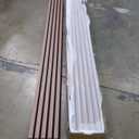 Art3d 4-Piece Wood Slat Acoustic Panels for Stylish Decor and Noise Reduction, 3D Textured Panel for Ceiling and Wall, Walnut (4Pcs - 94.5 * 7.9 inch)