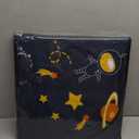 YOHOOLYO 2 In 1 Toy Storage Play Mat, Storage Box for Kids Children Space Adventures Design,Nursery, Playroom, Basket for Building Bricks Blocks Collapsible Cube Bin, 16.9"x16.9"x16.9"