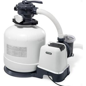 Intex 26651EG 3,000 GPH Above Ground Pool Sand Filter Pump with Automatic Timer (3,000 Gallons Per Hour)