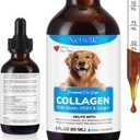 Collagen for Dogs - Skin and Coat Supplement for Dog, Dog Liquid Collagen, Collagens Supplement for Dogs - Collagens with Biotin, MSM & Ginger - 2 fl oz