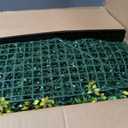 Grass Wall Panels, 20"x20" 8pcs Artificial Grass Backdrop Wall with Tropical Leaves, UV-Anti Faux Greenery Plant Boxwood Panels for Privacy Fence Screen, Green Wall Decor for Outdoor Indoor