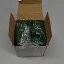 Kingdder 16.4 ft Christmas Tinsel Garland Lighted Metallic Twist Tree Decoration Prelit Battery Operated 50 LED Hanging Garland for Xmas New Year Home Outdoor Decor(Multicolor, Green)