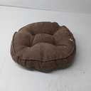 vctops Soft Chair Pads 18 inch Diameter Super Comfy Thicken Solid Color Round Seat Cushion for Kitchen Dining Room Office Chairs (Coffee,18" x 18")