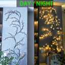 Lighted 144 LEDs Willow Vines Lights for Home Decor, 6Ft Christmas Swags Decoration Indoor Walls, Artificial Plants Tree Branches for Walls Bedroom Living Room Decor