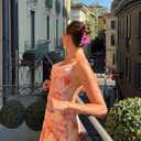 ISCRM Flower Hair Claw Clips for Women Girls,Cute Big Claw Clips for Thick/Thin Hair Claws,Plumeria Hibiscus Hawaiian Flower Hair Clips for Hair,Summer Beach Hair Accessories Gifts (neon)