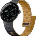 Bandletic Magnetic Silicone Bands Compatible with Google Pixel Watch 4/3/2/1 41mm for Women and Men, Rugged Soft Sport Strap Replacement Wristband