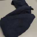 Amazon Essentials Men's Long-Sleeve Soft Touch Waffle Stitch Crewneck Sweater (Large, Navy)