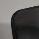 Rectangular Plastic Serving Trays,Fast Food Serving Cafeteria Trays,16"X12",Set of 1 (Black)