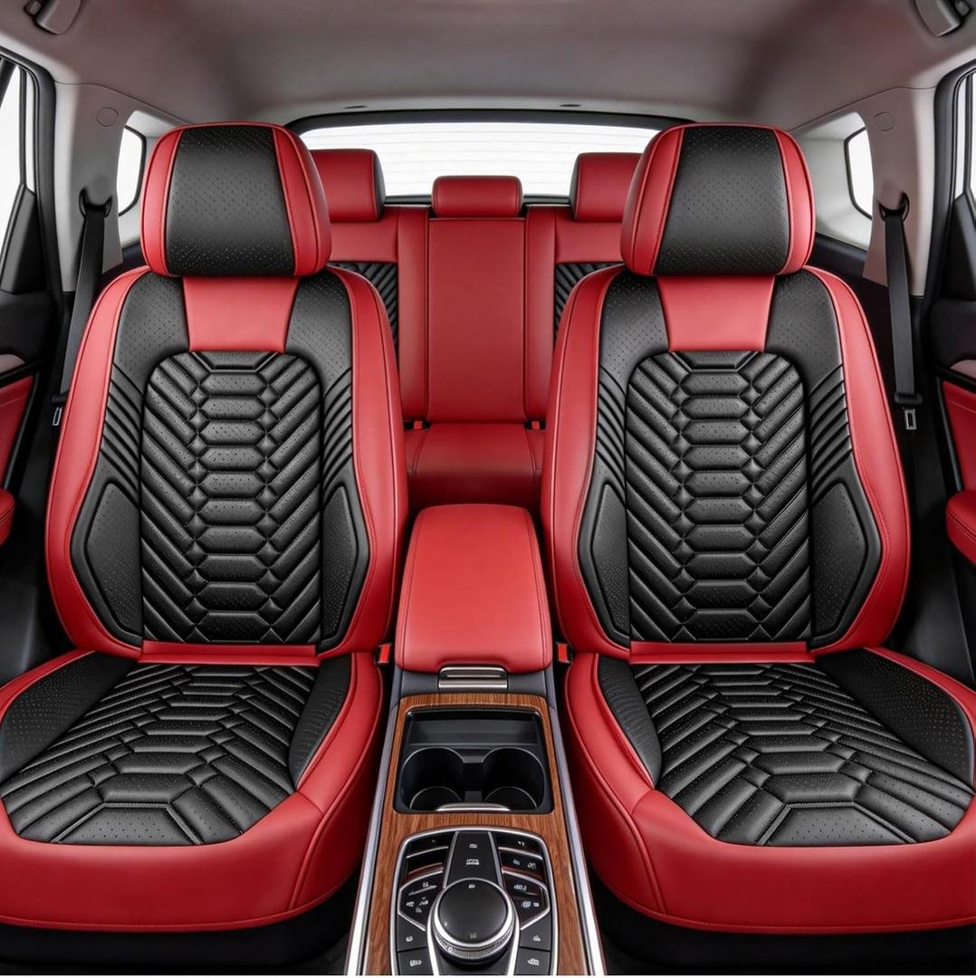 Foneso Full Set Car Seat Covers for SUV Sedan Van Truck Most Cars