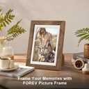 TOFOREVO Picture Frames 5x7 Set of 2 Rustic Wood Grain Photo Frame for Gallery Wall Mounting or Tabletop Display