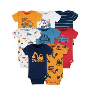 Onesies Brand baby-boys 8-pack Short Sleeve Mix & Match Bodysuits 0-3