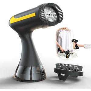 Centory Handheld Steamer for Clothes 1500W Portable Garment Steamer with 300ml Water Tank | Fast Wrinkle Remover for Home, Office & Travel | Black |110-120V