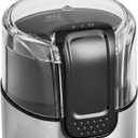 Amazon Basics Fast Electric Coffee Grinder for Home Use, Easy to Use Coffee Bean and Spice Grinder with Heavy-Duty Stainless Steel Grind Blades