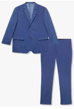 Men's Perfect Poplin Regular Fit Suit - Size 46