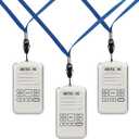 Retevis RT20 Walkie Talkies for Adults, Wearable Small Walkie Talkie for Seniors Elderly, Loud Sound, FM, Compact Mini 2 Way Radios for Healthcare Hospital Biking Camping Skiing Gift(3 Pack)