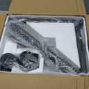 Aothia Small Standing Desk Rolling Table Adjustable Height, Laptop Mobile Stand with Wheels, Overbed Table, Portable Computer Workstation with Tiltable Desktop for Teacher Classroom Home Office, Brown