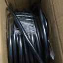 16/3 75 Ft Outdoor Extension Cord Waterproof, Weatherproof & Flame Retardant Black 3 Prong Power Cord Outside for Lawn & Garden, 10 Amps 1250 Watts 125 VAC 16AWG SJTW, ETL Listed