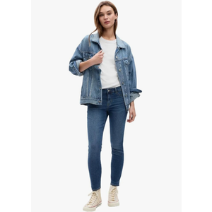 GAP Womens Mid Rise Favorite Jegging Jeans, Dark Indigo, 29 Regular US