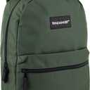 Trail maker Classic 17 inch Backpacks with Adjustable Padded Straps | School Backpacks for Girls, Boys (Green)