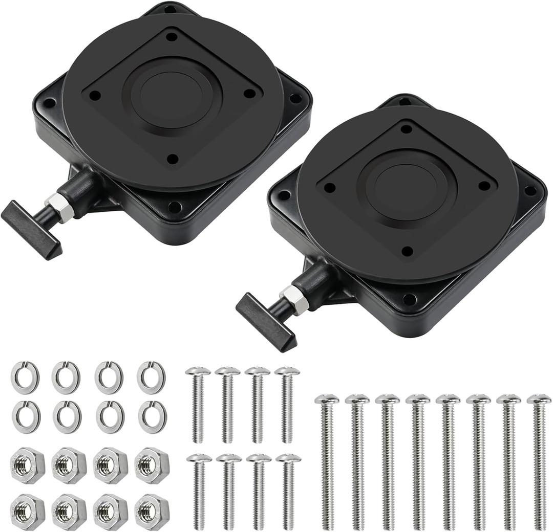 2 Pcs 2207003 Low-Profile Swivel Mounting Base Compatible with Cannon Downrigger