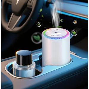 Essential Oil Diffuser, Battery Operated Waterless Diffuser, SpillProof for Cars & Travel, Smart Timer, LongLasting Scent Mist,Ideal Gifts for Women Men with Auto Aromatherapy Control, Lavender