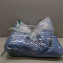 Quilt Set Queen Size 1 Pieces,Striped Plaid Bedspread Coverlet Set,Mineral Blue Boho Summer Bedding Set Soft Microfiber (Blanket Only)