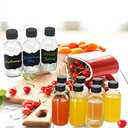 Z-synka 20PCS 2oz Glass Bottles with Caps, Small Glass Jars, Wellness Shot Container, Liquid Sample Bottles 60ml with Funnels, Labels, for Bourbon Whiskey, Essential Oils, Juice, NO Leakage