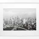 12x16 White Gallery Picture Frame with 8x12 Mat - Wide Molding - Includes Attached Hanging Hardware - Display Pictures 12 x 16 or 8 x 12 Digital Photography Size - Ready to Hang Out of The Box