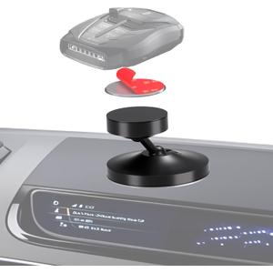 Radar Detector Mount, Upgrade Magnetism Aluminum Dashboard Mount, for Cobra,Escort,UnidenR3 R4 R7 R8, Valentine V1 Gen2 etc All Radar Detector, Shockproof Stable and Adjustable