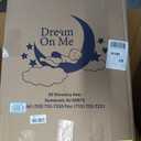 Dream On Me Snuggles Extra Firm Dual-Sided Baby Crib Mattress with Breathable Fabric, Water & Odor Resistant, GREENGUARD Gold Certified, Fits Mini & Portable Cribs (38x 24x 3) - Blue Mist