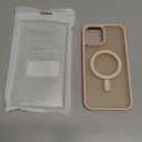 Anuck Case for iPhone 12 Pro Max Case Magnetic Phone Case Compatible with MagSafe, Soft TPU Bumper Hard Translucent Matte Back Slim Fit Shockproof Protective Cover for Men Women Girls - Pink