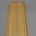 Bamboo Vanity Tray, Bathroom Counter Tray, Toilet Tank Tray, Bathroom Tray for Organizing and Home Decor, 14.2 x 6 x 0.8 inch