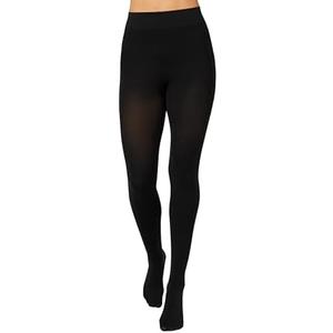 Hanes EcoSmart Women's Same to Waist, Sheer Toe, Blackout Opaque Tights, Large