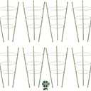 JCKHXG 8 Pack Tomato Cage, 18 inches Plant Support Cages for Garden, Upgrade Garden Plant Stakes with Adjustable Rings, Plants Trellis for Tomato, Flower, Climbing Plants, with Twist Tie