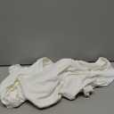 WISFRUIT Women's Sexy Square Neck Bodice Dress Long Sleeve Ruched Side Slit Party Club Mini Dress (Medium)