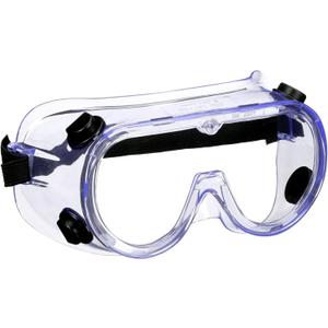 3M Goggle Chemical Splash, Impact-Resistant Lens - 1 Pack