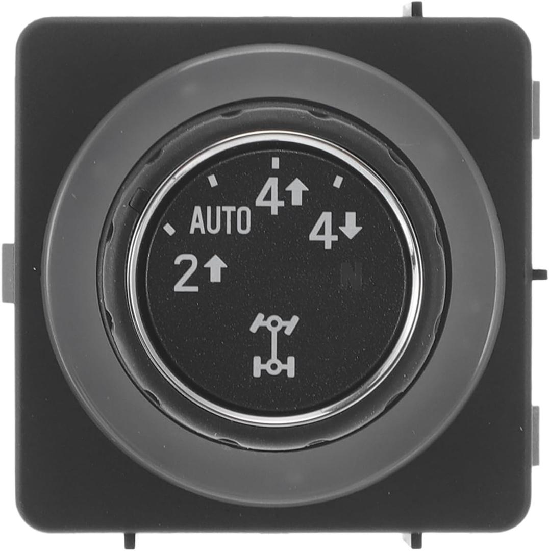 4x4 Wheel Drive Switch for Chevrolet Silverado 1500 2014-2019 4WD Transfer Case Selector Switch No.22752189, Black