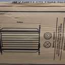Regalo Safety 36 Extra Tall Baby Gate for Doorways & Bottom of Stairs, Pressure Mounted Baby Gate with Door for Babies, Toddlers & Pets, Tested & Safe, American Designed and Owned, Platinum