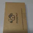 PHOEPET No Pull Dog Harnesses for Small Dogs Reflective Adjustable Front Clip Vest with Handle 2 Metal Rings 3 Buckles [Easy to Put on & Take Off] (S, Orange)