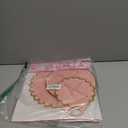 Varku 3 Tier Dessert Tray, Paper Dessert Stand with Pink Petal Edges, Easy Assembly with Central Handle, Set of 2