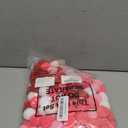 200 Pieces 1 Inch Colorful Felt Pompom Balls Valentine's Day Felt Balls Decorative Felt Ball DIY Handmade Felted Balls for Valentine's Day DIY Craft Garlands Decoration (Red, Pink, White)