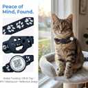 Cat Tracker with QR Code GPS Collar for Cats Electronic Pet Locator Waterproof Compatible with Apple Find My No Monthly Fee Ideal for Small to Large Cats Advanced Tracking Solution Smart Collar