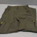 Womens Hiking Pants Quick Dry UPF 50 Lightweight Travel Golf Cargo Safari Pants Zipper Pockets M