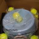 Automatic Dog Ball Launcher, Dog Ball Thrower Machine with 10-30Ft 3 Launching Distance, Interactive Toys for Small Dogs Indoor & Outdoor with 15 Mini Tennis Balls (2 inch) -Blue