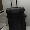 Costravio Travel Makeup Bag, Cosmetology Case on Wheels, 2 IN 1 Hair Tool Organizer, Rolling Nail Organizer Train Case, Large Cosmetic Trolley Suitcase for MUA/Hairstyling/Home-care/Groomer, Black