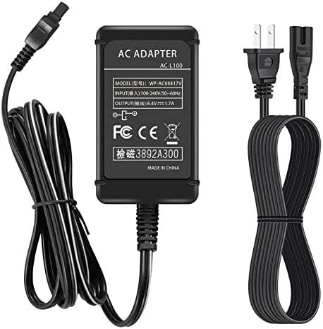 Gonine for Sony Handycam Camcorder Charger, AC-L100 Power Adapter for Sony CCD-TRV108 CCD-TRV308 CCD-TRV118 CCD-TRV128 CCD-TRV138 Cameras, Replacement for AC-L15 AC-L10 AC-15A AC-L10A.
