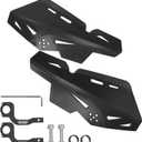 ATV Handguards, 7/8" 22mm Dirt Bike Handguards for Sur Ron ATV Pit Bike Off Road Motocross Enduro MX Motocycle Electric Bike Quad CR CRF KLX KX LTR TRX SX SXF EXC XCW Cooter,Hawk 250 - Black