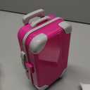 23 Pcs American 18 inch Doll Clothes and Accessories - Suitcase Luggage , Pillow, Sunglasses, Camera, Passport, Mobile Phone , Computer Doll Travel Gear Play Set (No Dolls)