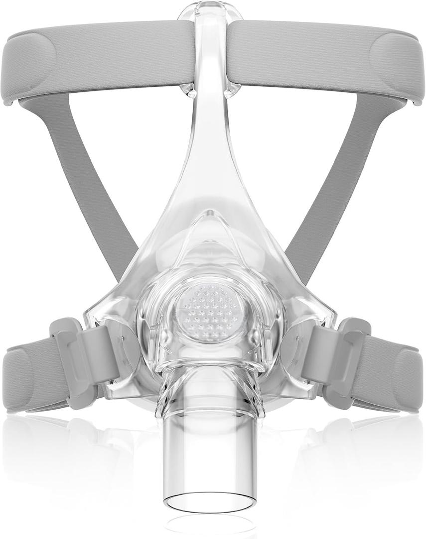 CPAP Nasal Mask,Comfort Nasal Pillow CPAP Masks, Replacement CPAP Nose Mask Headgear Set, FSA HSA Eligible, CPAP MASK with Headgear, Elbow and Cushion, Medium